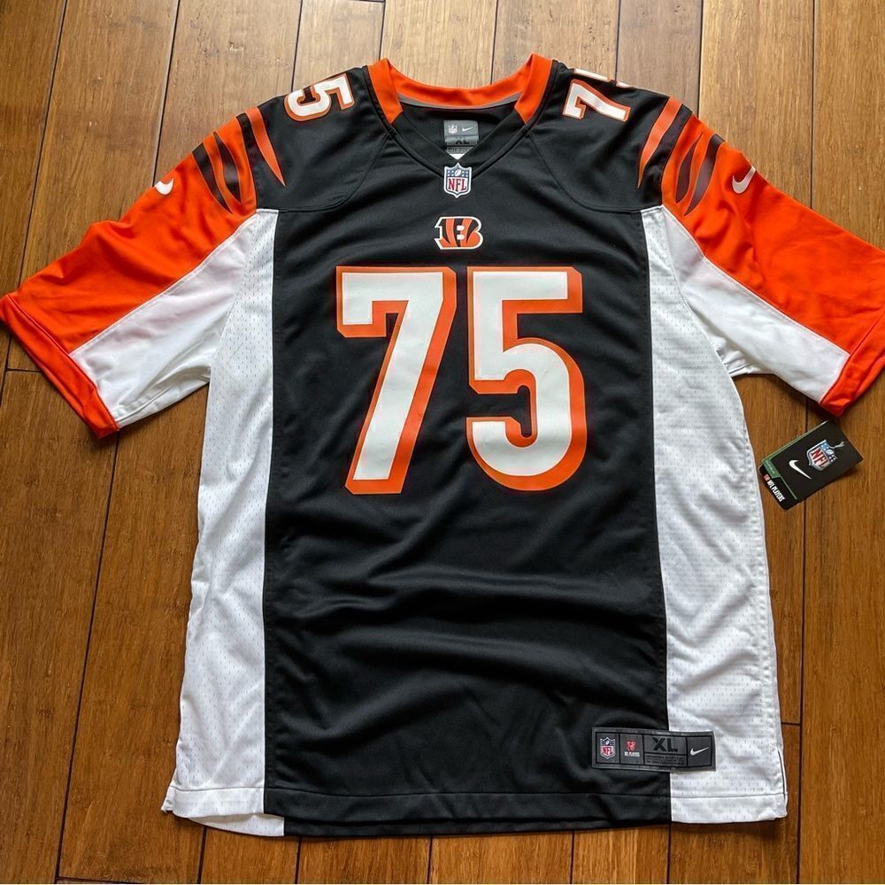 NWT ❤️ Nike OnField NFL Cincinnati Bengals #75‎ Still Football 🏈 Jersey